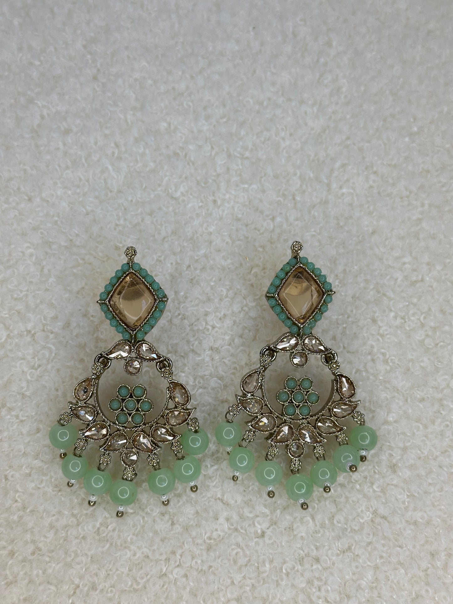 Kaia Mint Green Earrings