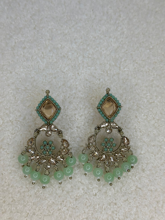 Kaia Mint Green Earrings